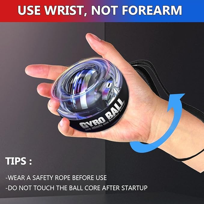 Forearm strength training ball for rehab and workouts