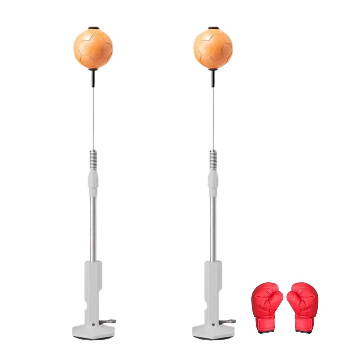 SAZ DEKOR® Punching Bag with Stand Boxing Gear Boxing Trainer MMA Boxing Reaction Ball Boxing Reflex Ball|Tournament Golf Gifts, Suitable for Tournaments, Practice & Competitive, Ideal for Swings|