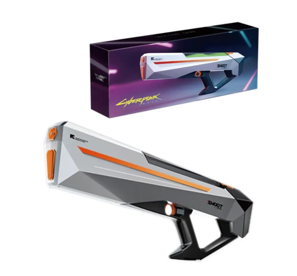 Cyberpunk electric water gun with LED lights

