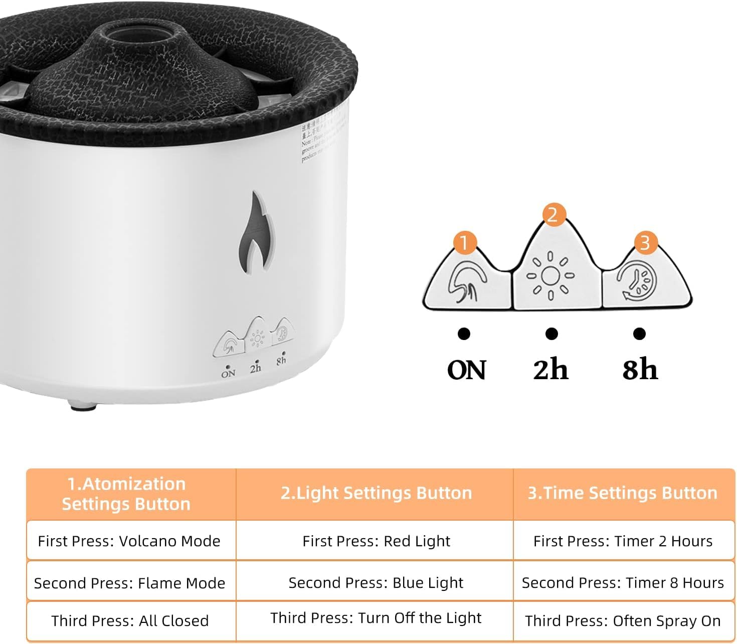 Auto-off aromatherapy humidifier for yoga and spa