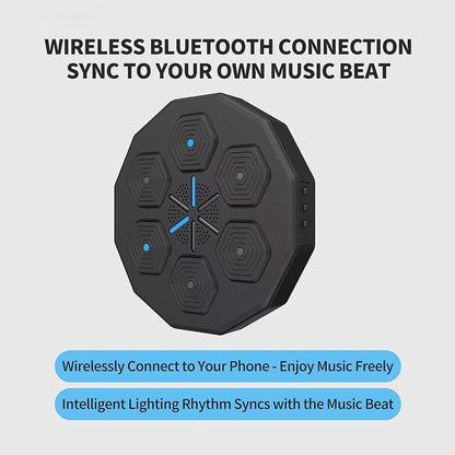 Smart punch boxing trainer with LED lights and Bluetooth