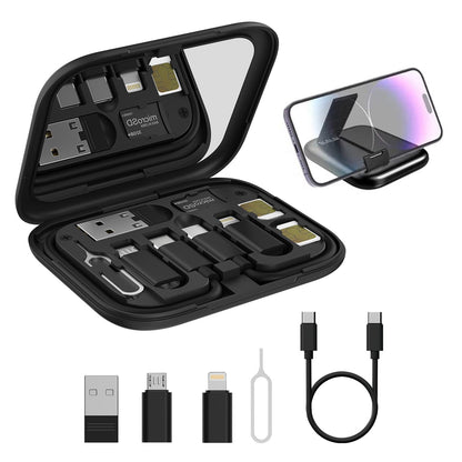 Portronics Snapcase 60W multifunctional cable kit with adapters