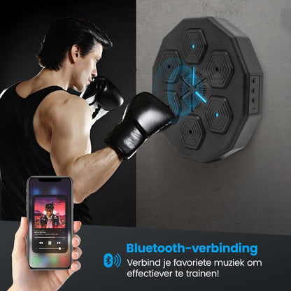 Dratal Bluetooth music boxing machine mounted on wall