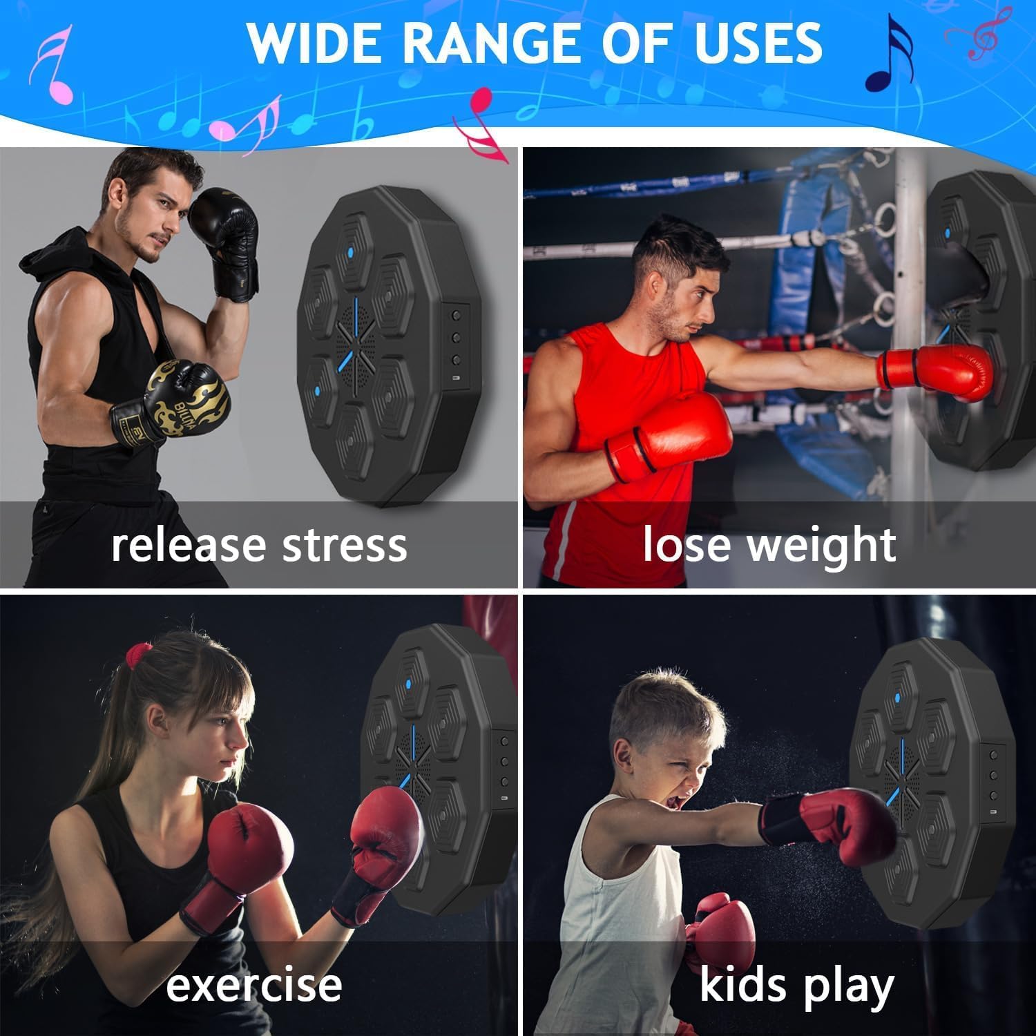 Home workout using Dratal wall-mounted boxing trainer