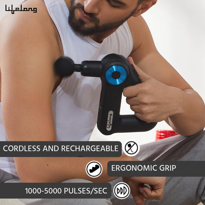 Rechargeable muscle massager for full body pain relief
